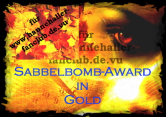 Sabbelbomb-AWARD in GOLD
